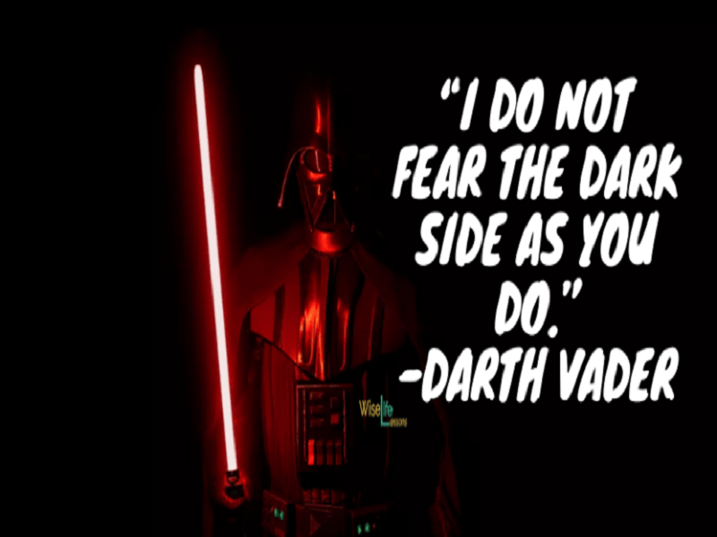 Darth Vader dark side quotes