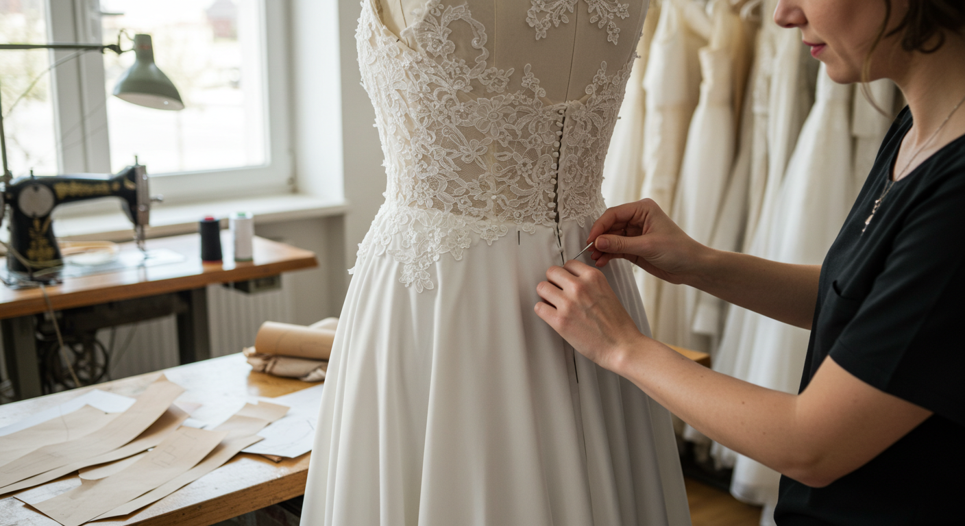 Wedding dress alterations